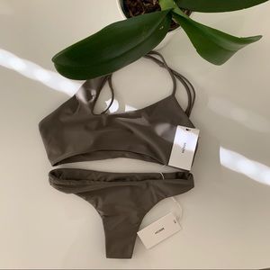 MIKOH Bikini Set in Chai